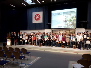 Teilnehmer des Landesendscheides "Jugend forscht" 2015
